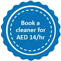 book a cleaner for aed 14 hr